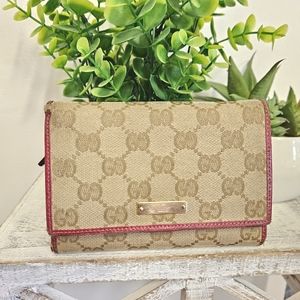 GUC Gucci Monogram Abbey Wallet